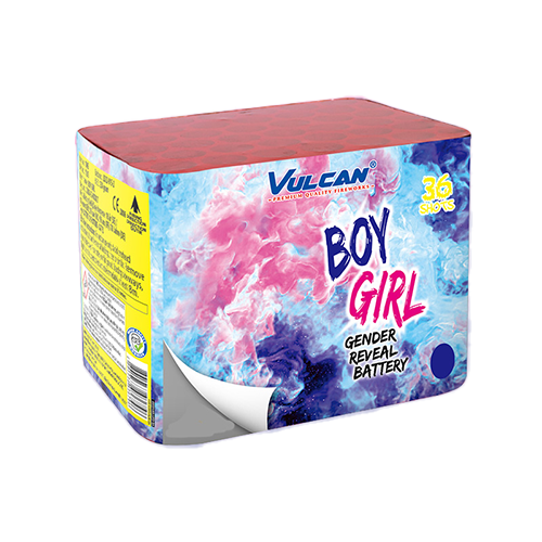 Boy/Girl Gender Reveal Cake