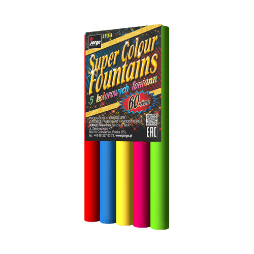 Load image into Gallery viewer, Super Colourful Fountains Pack (5pcs)