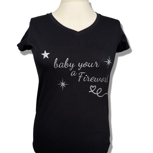 Load image into Gallery viewer, T-Shirt: Baby you're a Firework (Ladies)