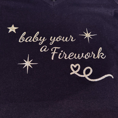 Load image into Gallery viewer, T-Shirt: Baby you're a Firework (Ladies)