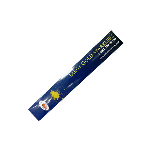 Load image into Gallery viewer, Large Gold Sparklers (5pcs)