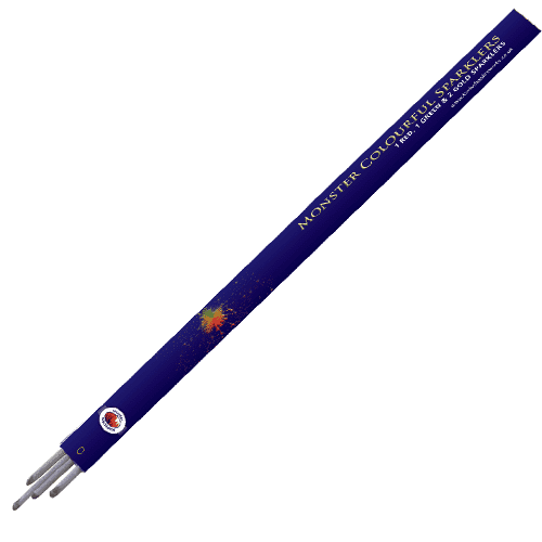 Monster Colourful Sparklers (4pcs)