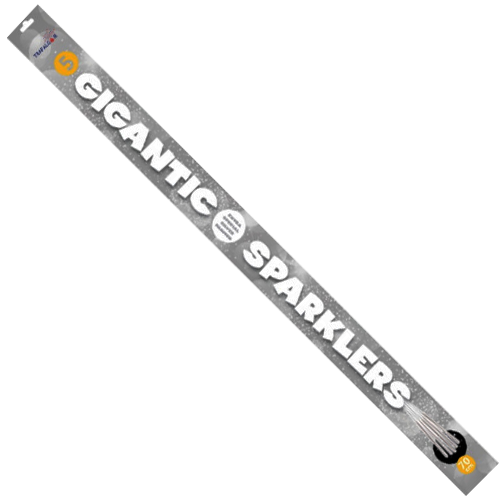 Gigantic Silver Sparklers - 70cm (5pcs)