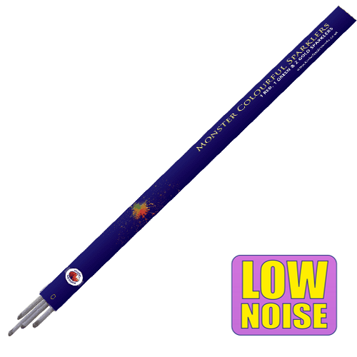 Monster Colourful Sparklers (4pcs)