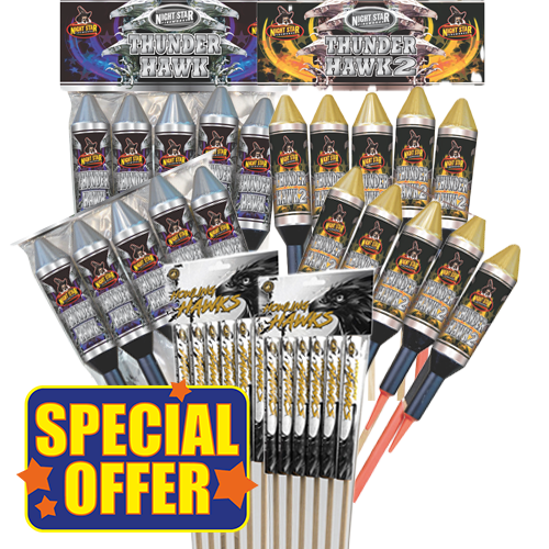 Load image into Gallery viewer, Hawk Flight Rocket Pack (32pcs)
