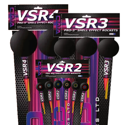 Load image into Gallery viewer, Vivid Midnight Rocket Pack (11pcs)
