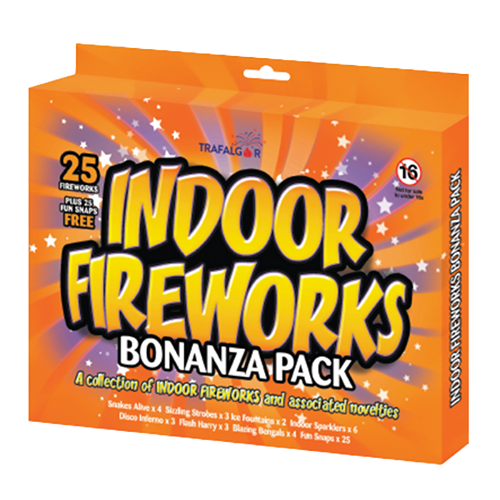 Indoor Fireworks Selection Box (25pcs)