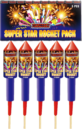Load image into Gallery viewer, Super Star Rocket Pack (5pcs)
