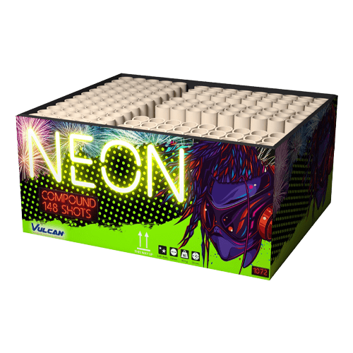 Neon Single Ignition Cake