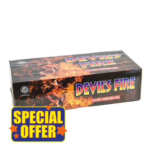 Devil’s Fire Single Ignition Cake