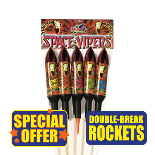 Load and play video in Gallery viewer, Space Viper Rocket Pack (5pcs)
