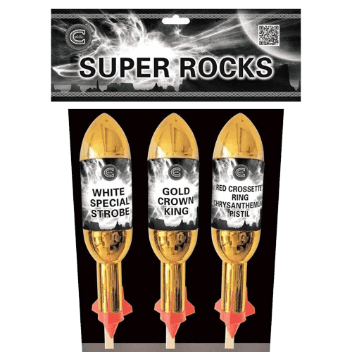 Super Rocks Rocket Pack (3pcs)