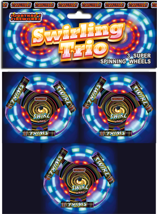 Load and play video in Gallery viewer, Swirling Trio Wheel Pack (3pcs)
