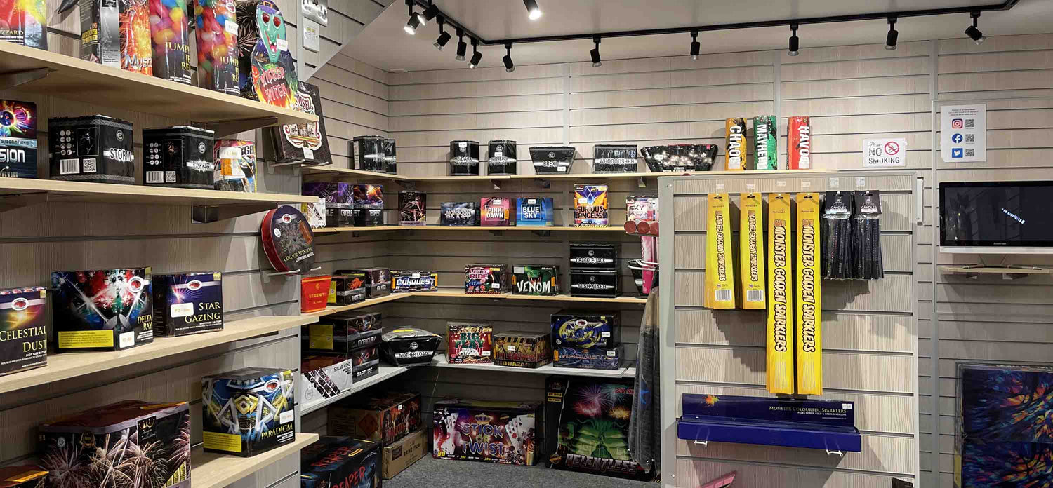 Devon Fireworks Shop - Open All Year | Sonic Fireworks Shop